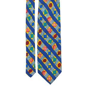 YSL Abstract Pattern Tie